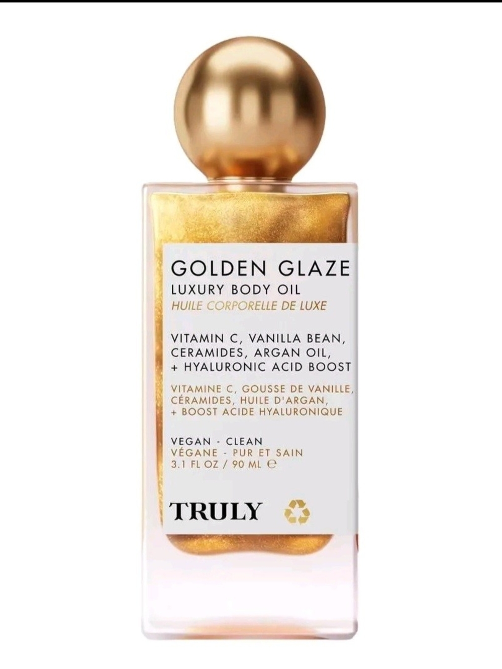 TRULY Golden Glaze Luxury Body Oil – Gold
